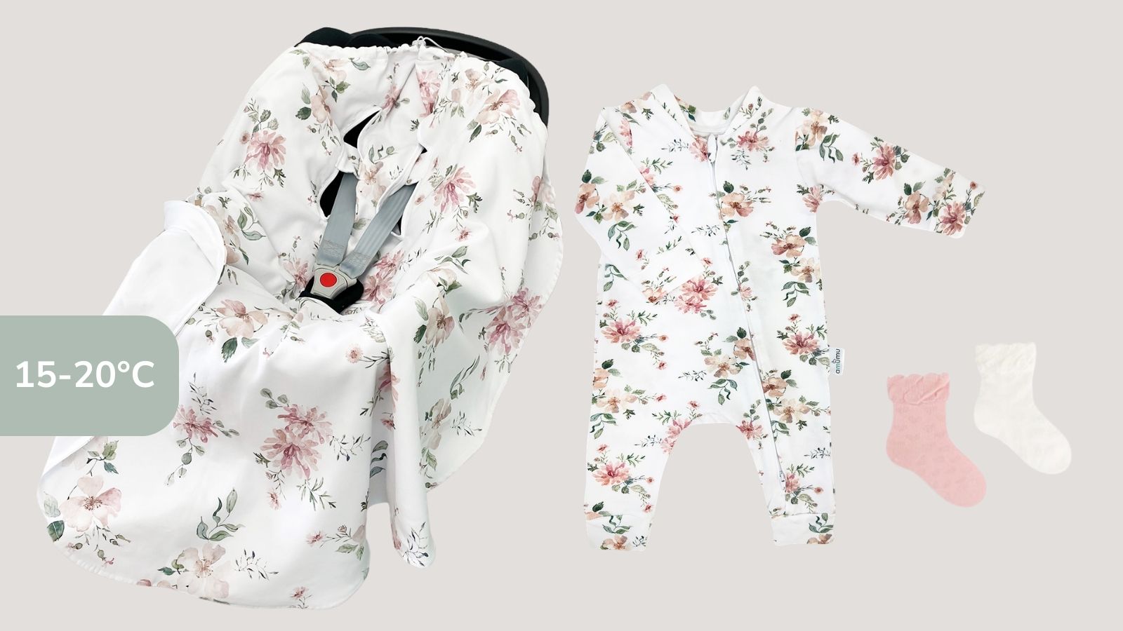 Zestaw na wyjście ze szpitala wiosna Magiczny Ogród