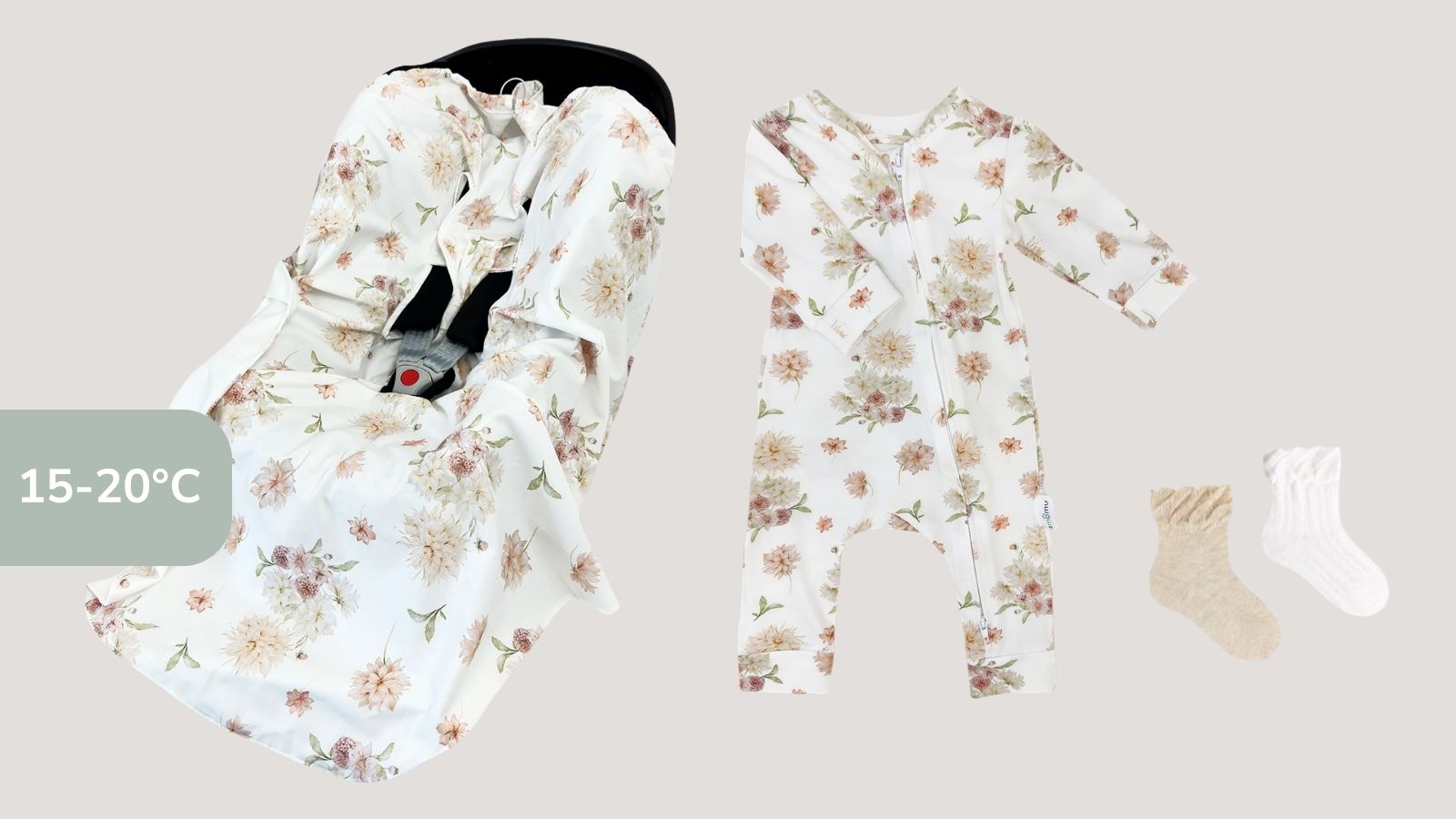 Zestaw na wyjście ze szpitala wiosna Zaczarowane Dalie