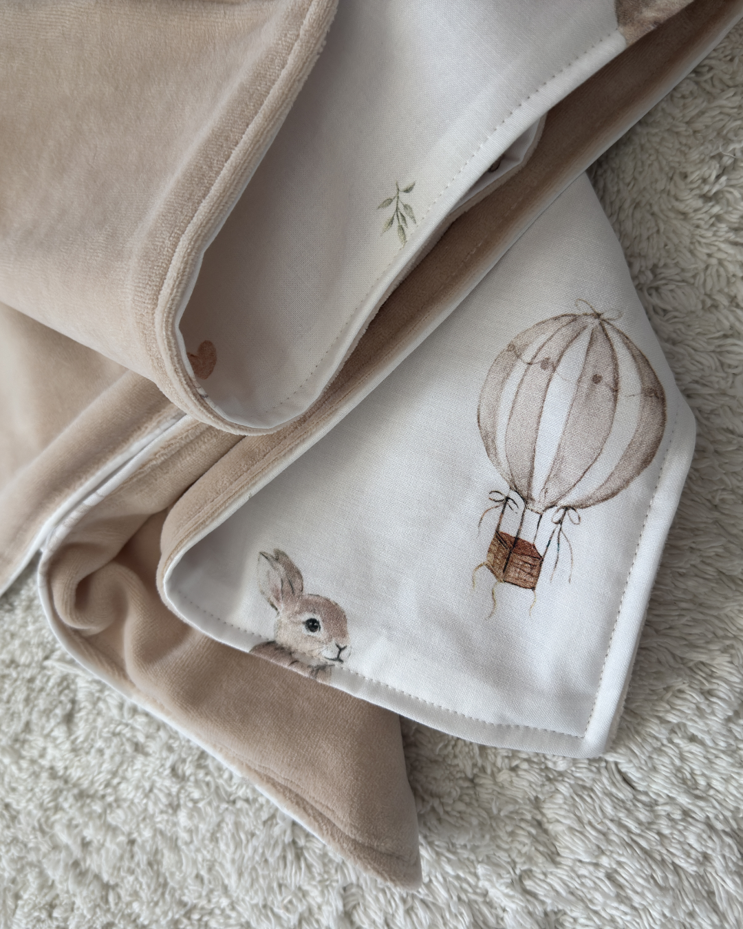 Kocyk niemowlęcy light Króliczek Teodor image 2