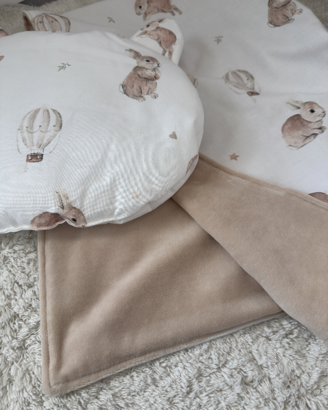 Kocyk niemowlęcy light Króliczek Teodor image 3