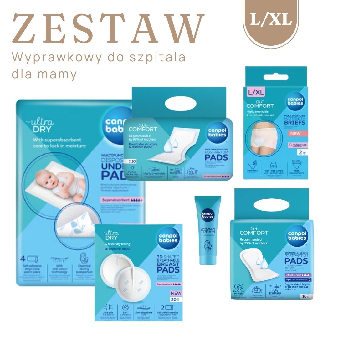 Zestaw wyprawka do szpitala dla mamy L/XL
