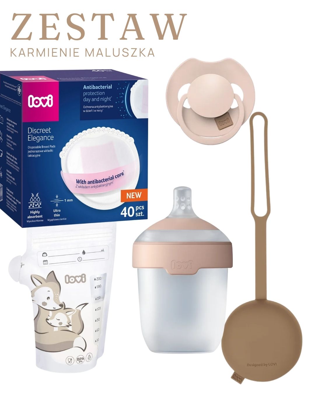 Zestaw wyprawkowy karmienie start