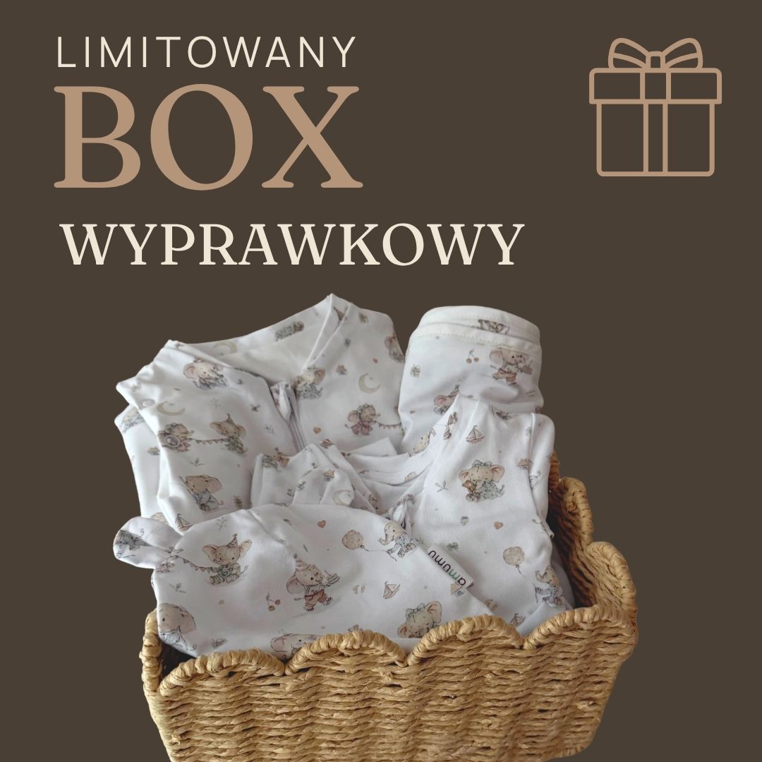 Box wyprawkowy Świętujące Słoniki - limitowana edycja image 1