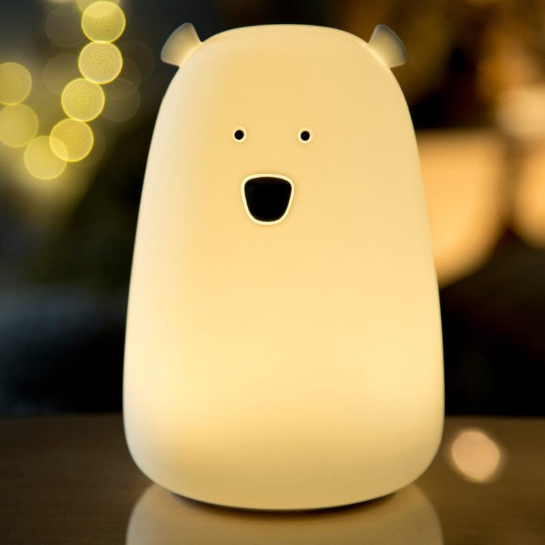 Lampa led Miś Biały duża z pilotem image 4