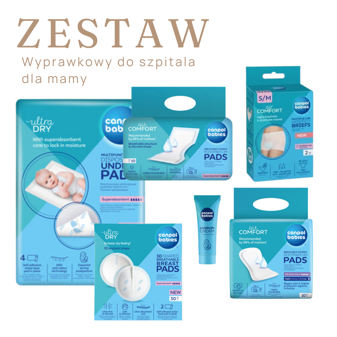 Zestaw wyprawka do szpitala dla mamy