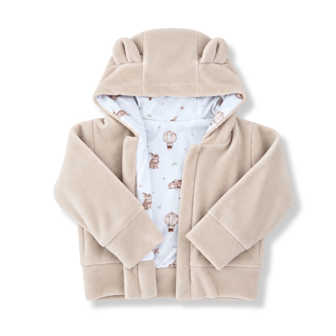Bluza niemowlęca welurowa Króliczek Teodor