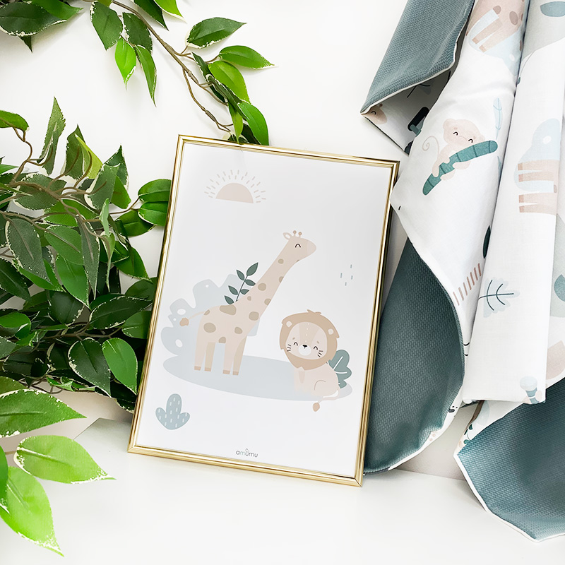 Plakat  do pokoju dziecka Safari gallery 1