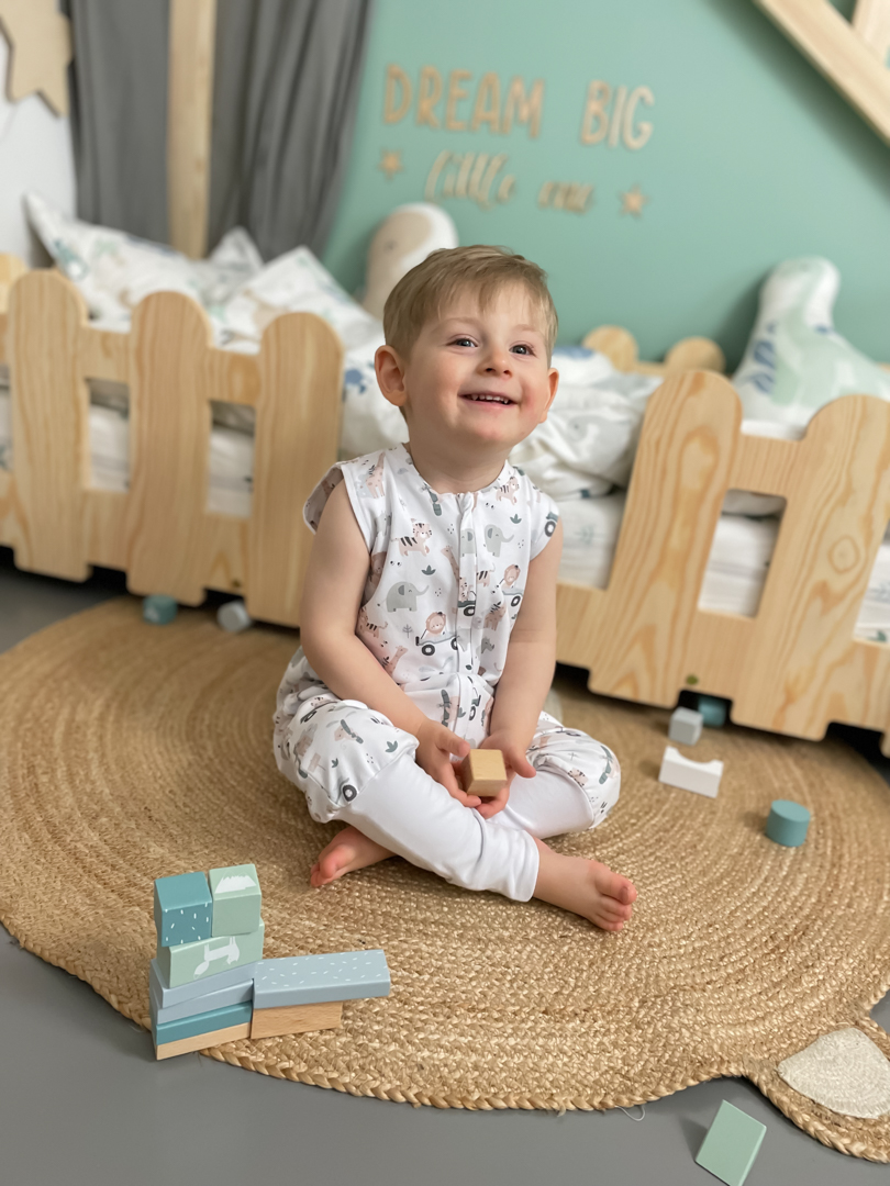 Śpiworek z nogawkami Pastelowe Misie 1-2 lata - 1.0 TOG gallery 5