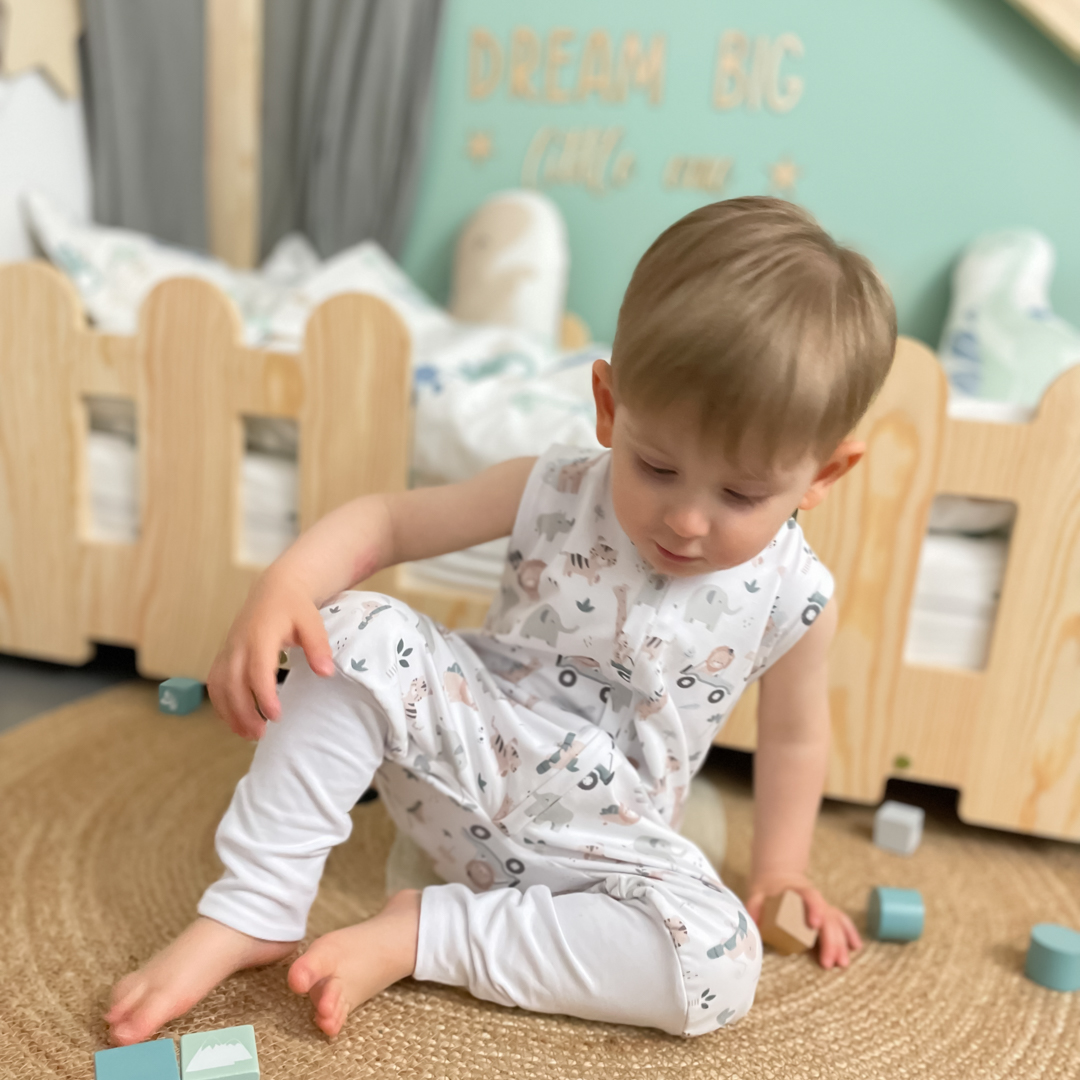 Śpiworek z nogawkami Pastelowe Misie 1-2 lata - 1.0 TOG gallery 6