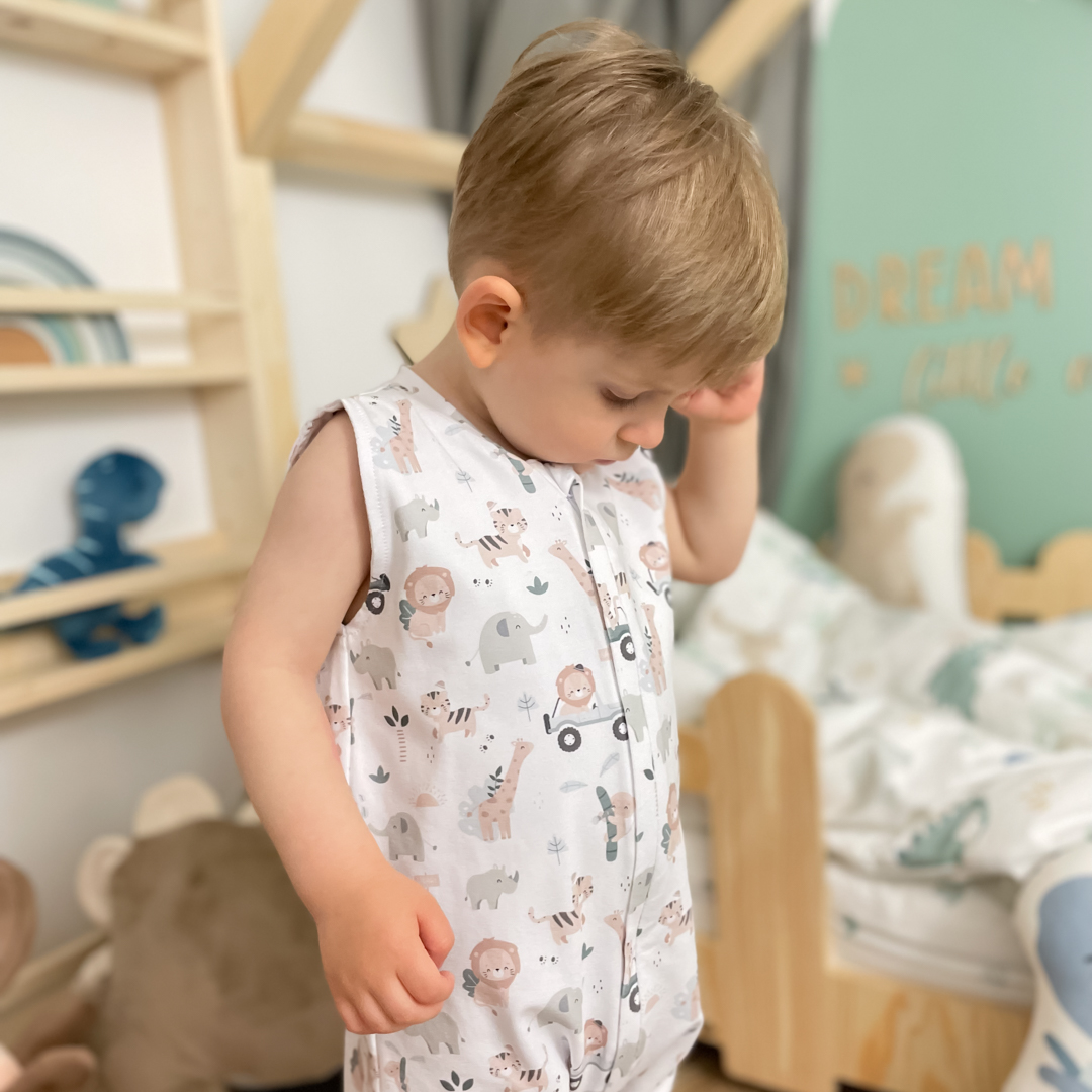Śpiworek z nogawkami Pastelowe Misie 1-2 lata - 1.0 TOG gallery 1