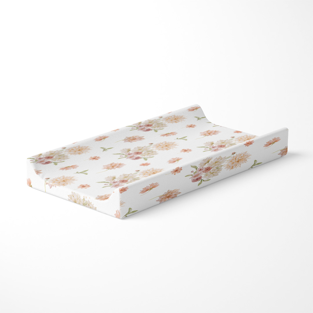 Prześcieradło na przewijak Zaczarowane Dalie