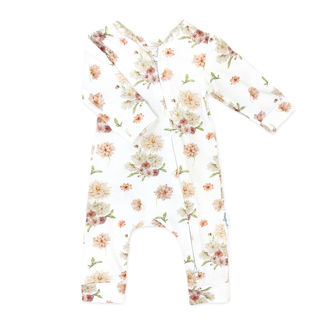 Pajacyk dla niemowląt Zaczarowane Dalie