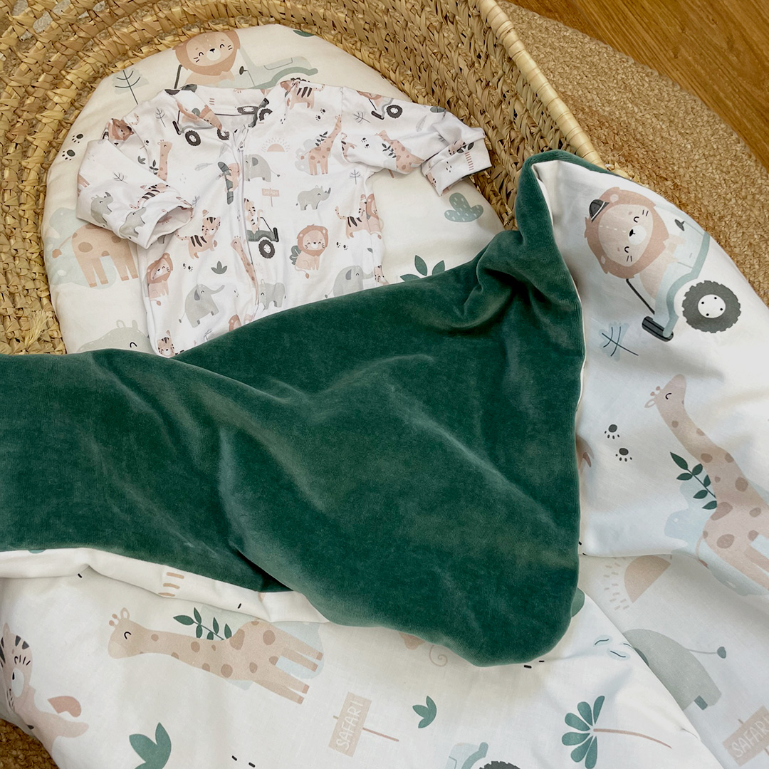 Kocyk bawełniany dla niemowlaka Safari gallery 1