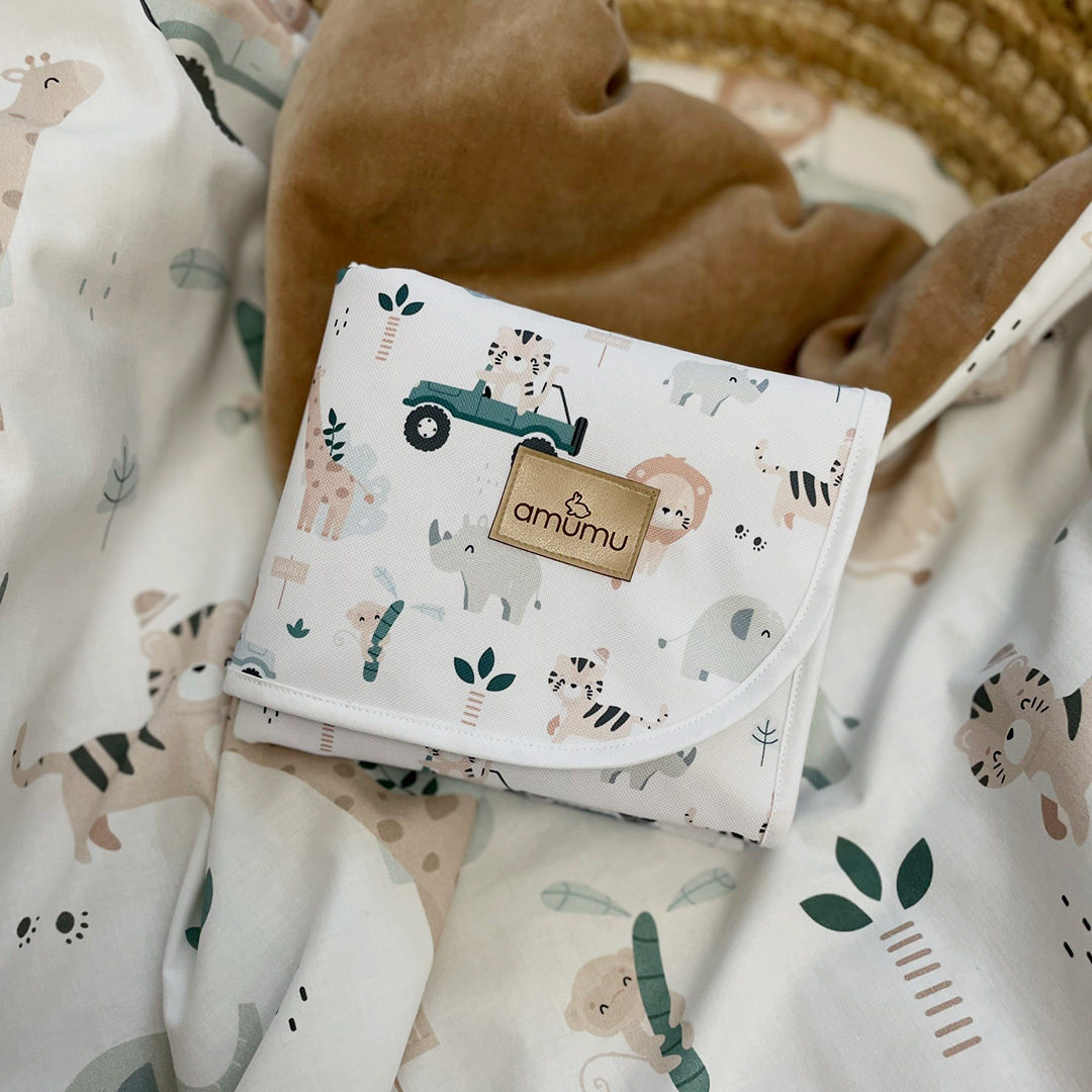 Podróżna mata do przewijania Safari gallery 1