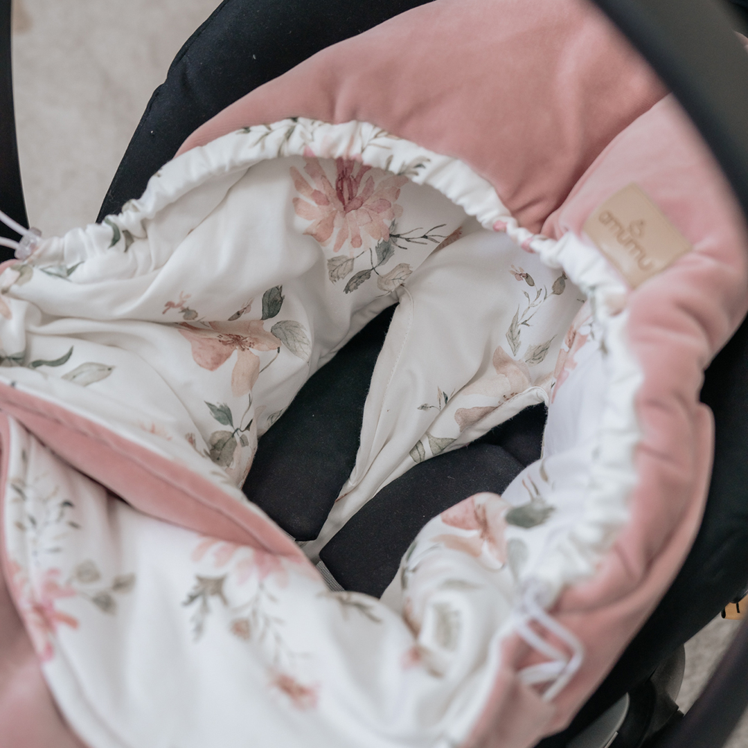 Otulacz do fotelika/kocyk welurowy do gondoli Boho Jelonki gallery 2