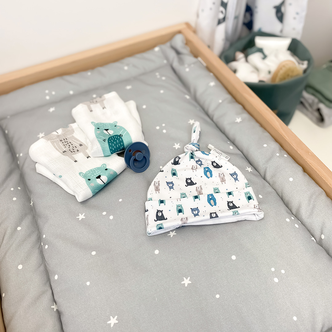 Mata na przewijak Pastelowe Misie gallery 3