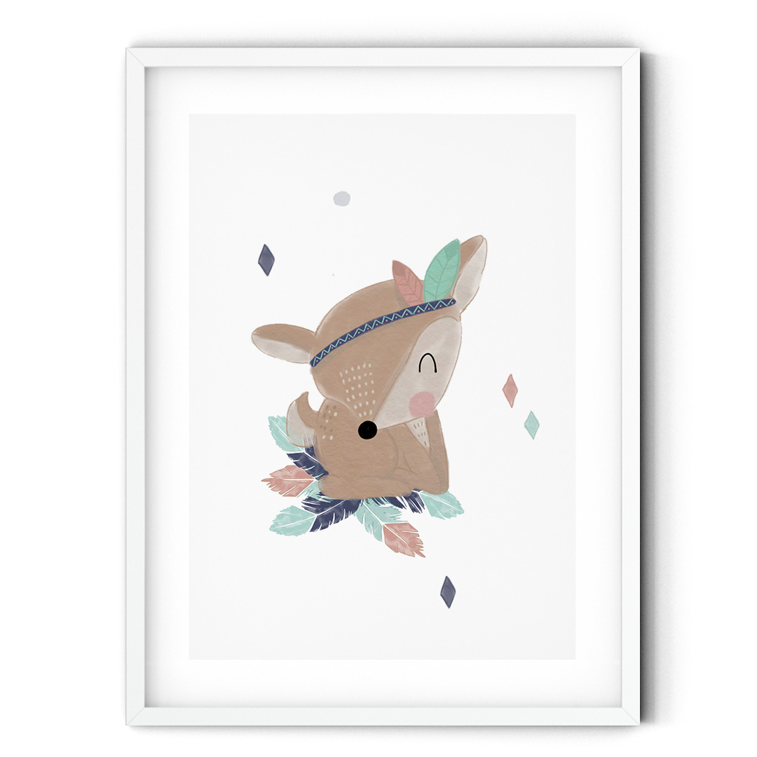 Plakat  do pokoju dziecka Jelonek