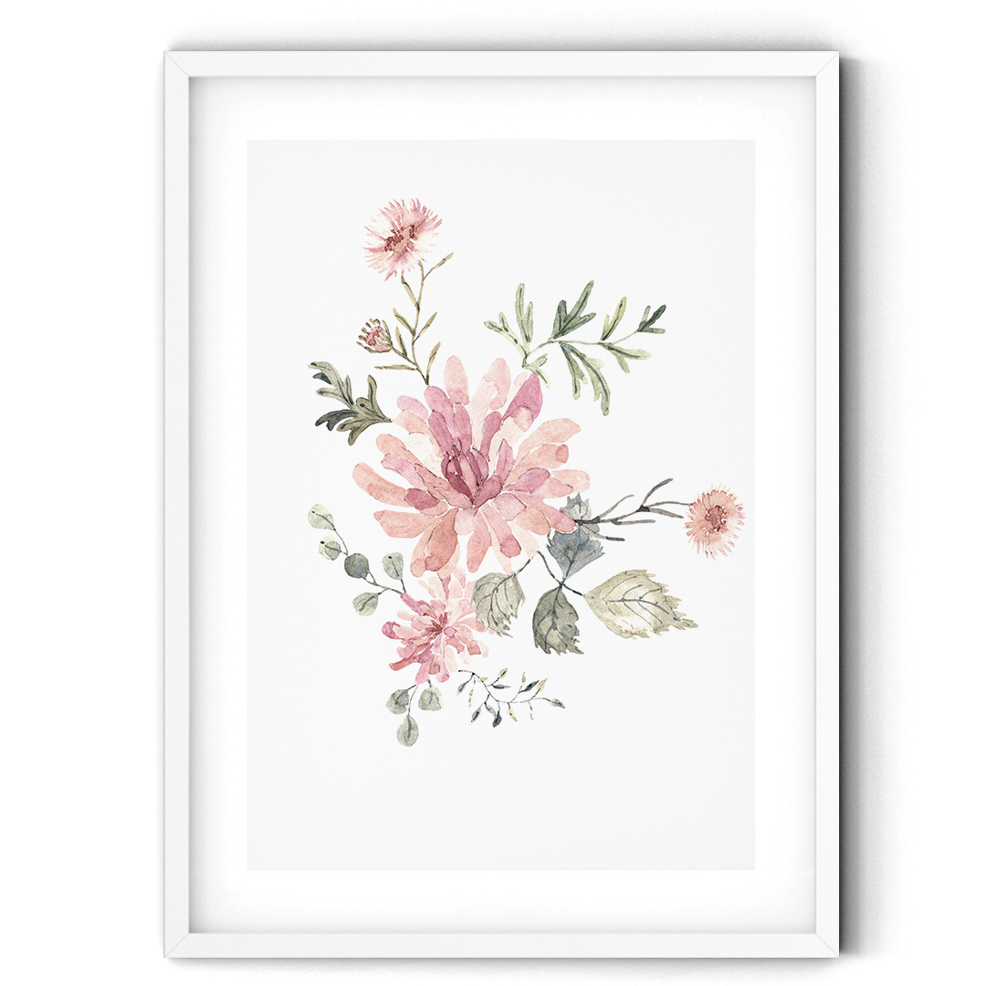 Plakat do pokoju dziecka Magiczny Ogród - róż