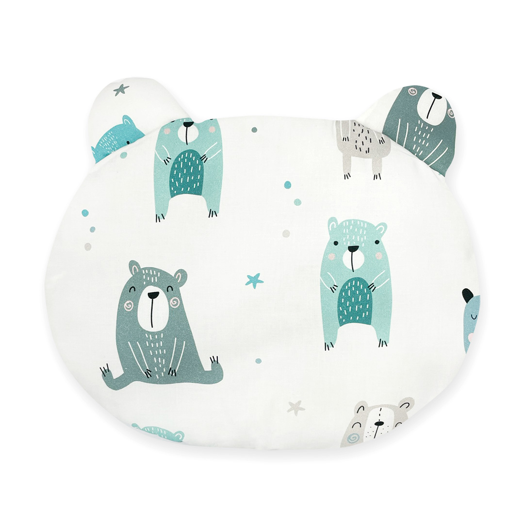 Poduszka z uszkami dla dziecka Pastelowe Misie