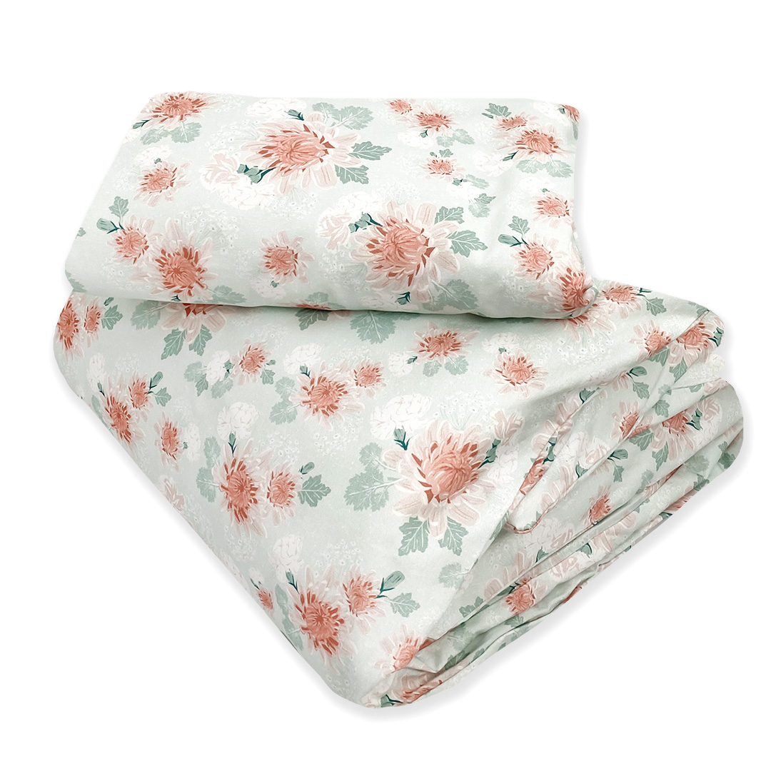 Pościel dziecięca - komplet poszewek Chryzantemy L