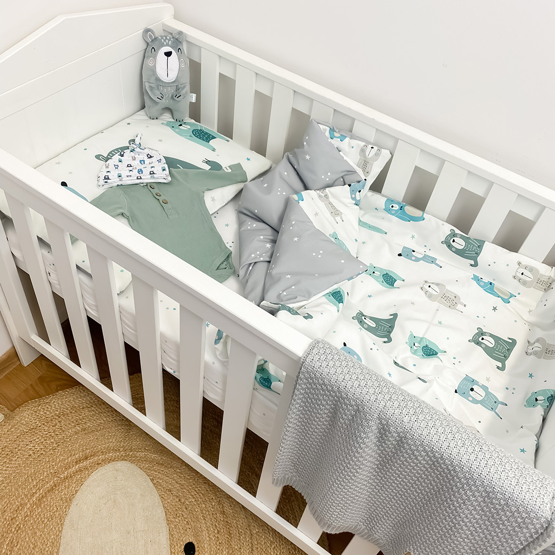 Pościel z wypełnieniem dla dzieci Pastelowe Misie L - 100x135 gallery 5