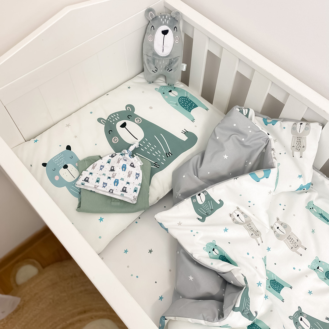 Pościel z wypełnieniem dla dzieci Pastelowe Misie L - 100x135 gallery 4