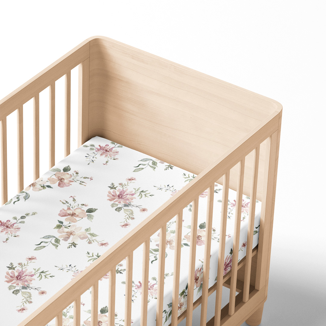 Prześcieradło z gumką do łóżeczka Magiczny Ogród 70x140 cm OUTLET gallery 4