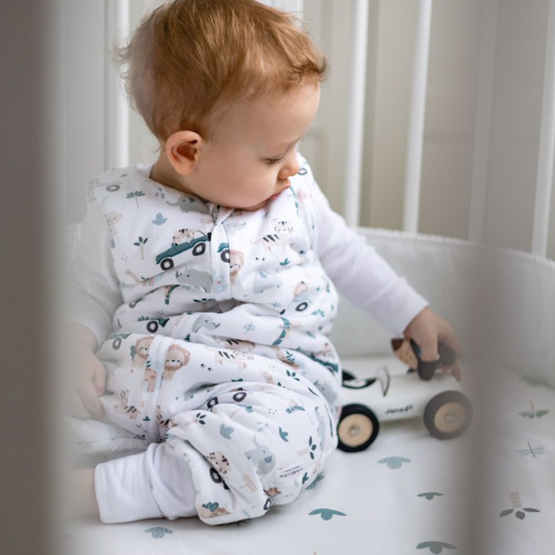 Śpiworek z nogawkami do spania dla niemowlaka 2.5 TOG Pastelowe Misie 6-12m gallery 7