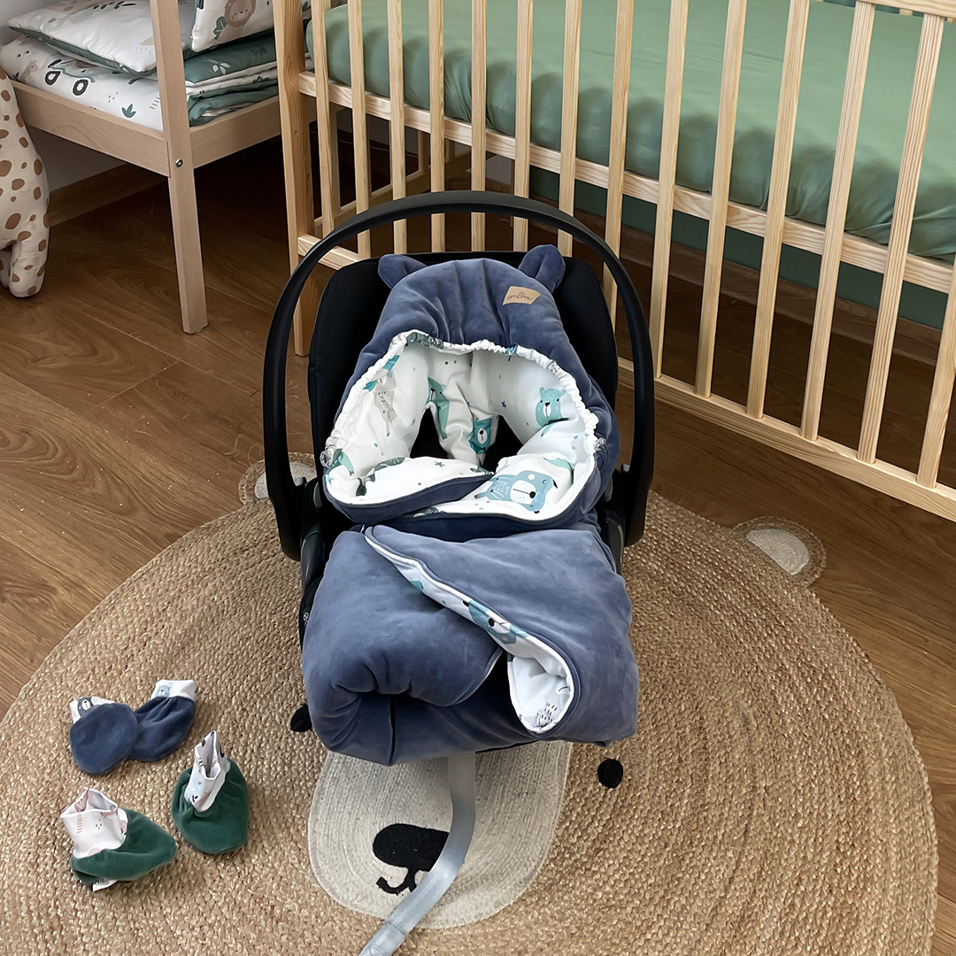 Buciki niechodki niemowlęce Pastelowe Misie gallery 3