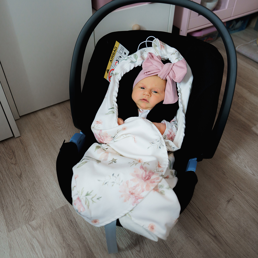 Otulacz do fotelika letni Magiczny Ogród gallery 1