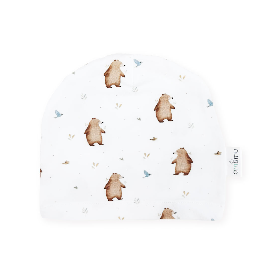 Czapeczka dla niemowlaka Miś Henry 6-12m