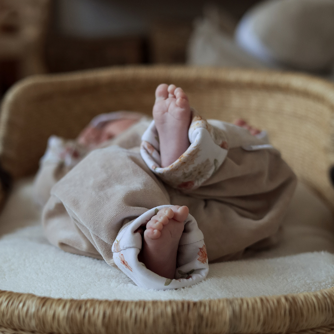 Kombinezon niemowlęcy welurowy Zaczarowane Dalie gallery 5