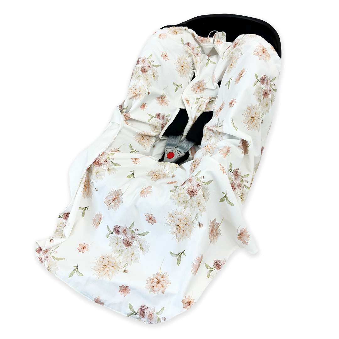 Otulacz do fotelika letni Zaczarowane Dalie