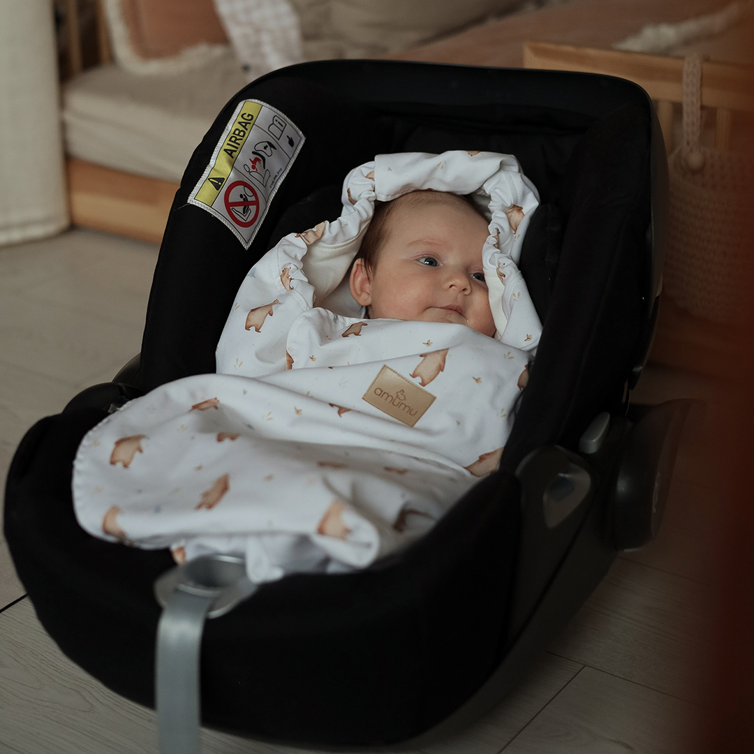 Otulacz do fotelika letni Miś Henry gallery 1