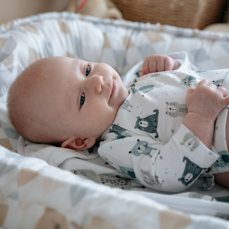 Spodenki niemowlęce legginsy Pastelowe Misie gallery 3