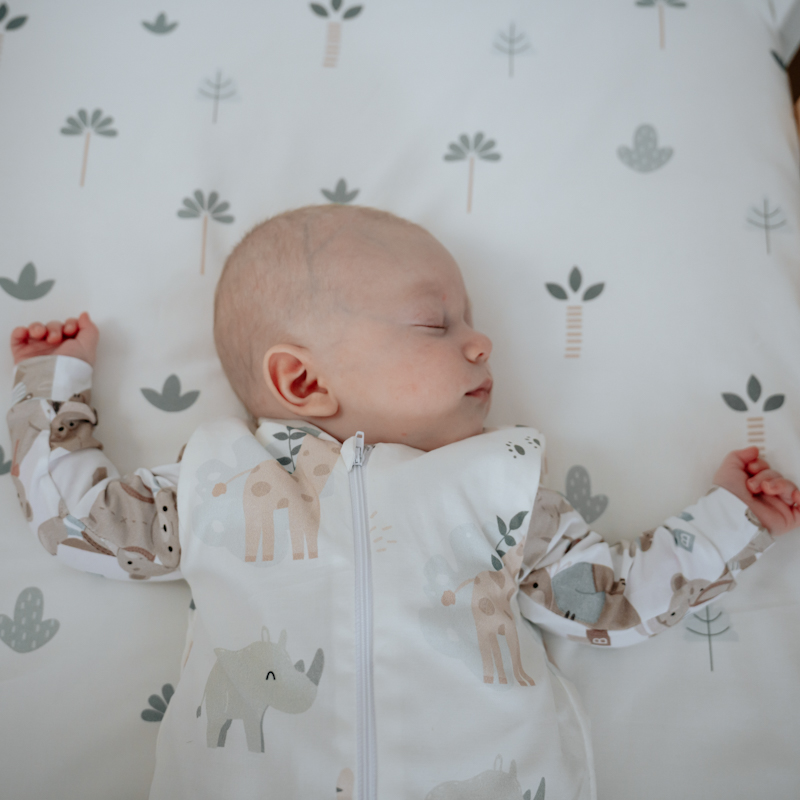 Śpiworek do spania dla noworodka 2.5 TOG Safari 0-2 M gallery 1