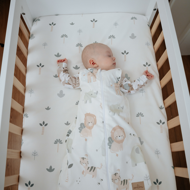 Śpiworek do spania dla noworodka 2.5 TOG Safari 0-2 M gallery 3