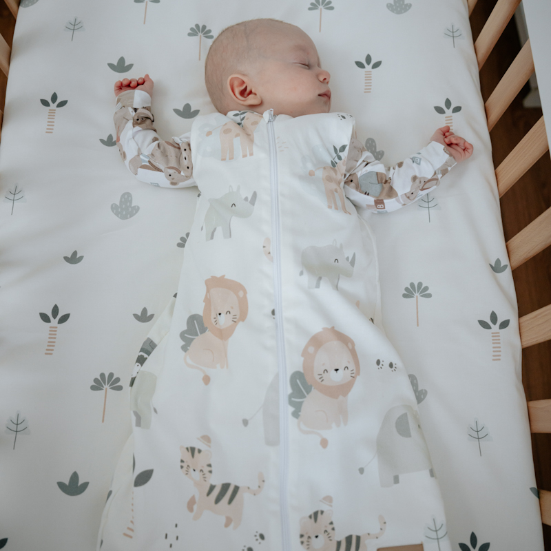 Śpiworek do spania dla noworodka 2.5 TOG Safari 0-2 M gallery 4