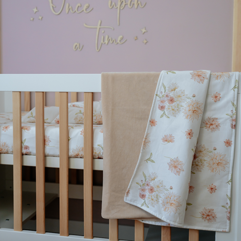 Kocyk niemowlęcy light Zaczarowane Dalie gallery 7