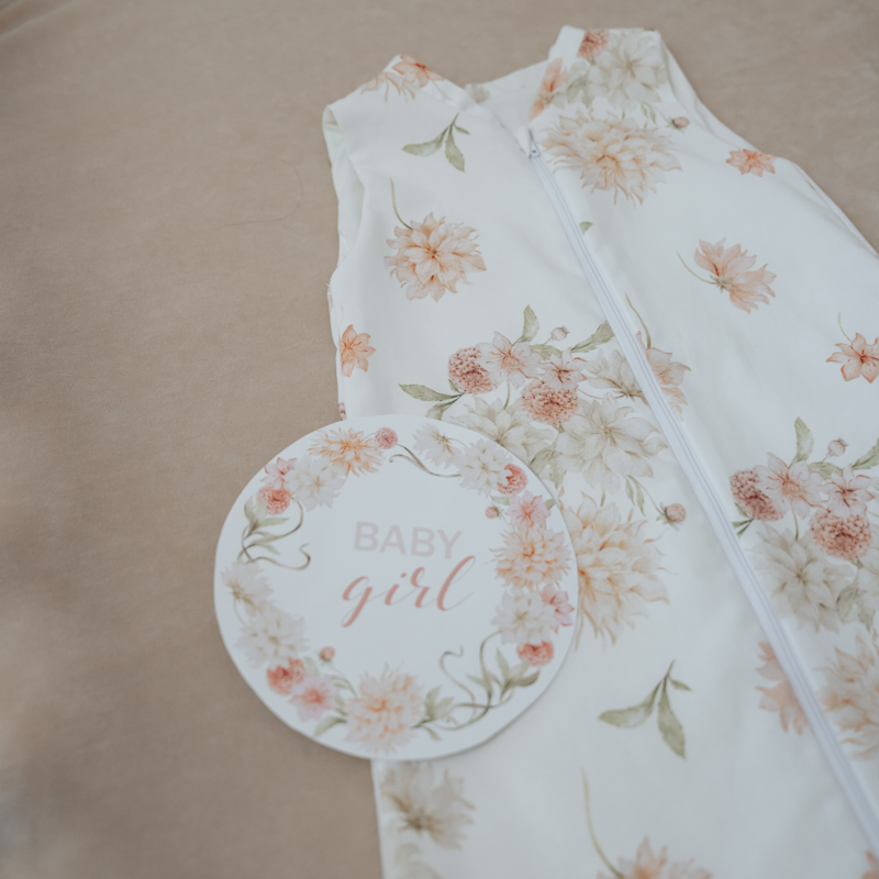 Śpiworek do spania dla noworodka 1.0 TOG Zaczarowane Dalie 0-2 M gallery 4