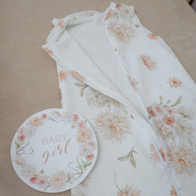 Śpiworek do spania dla niemowlaka 1.0 TOG Zaczarowane Dalie 3-6 M gallery 5