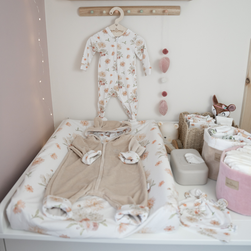 Kombinezon niemowlęcy welurowy Zaczarowane Dalie gallery 6