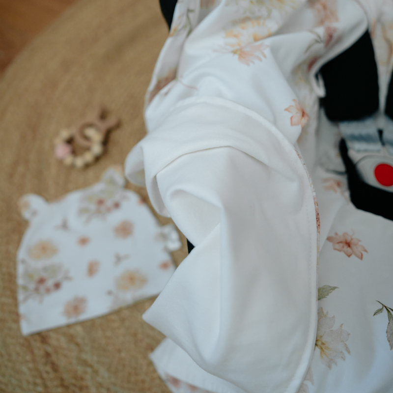 Otulacz do fotelika letni Zaczarowane Dalie gallery 9