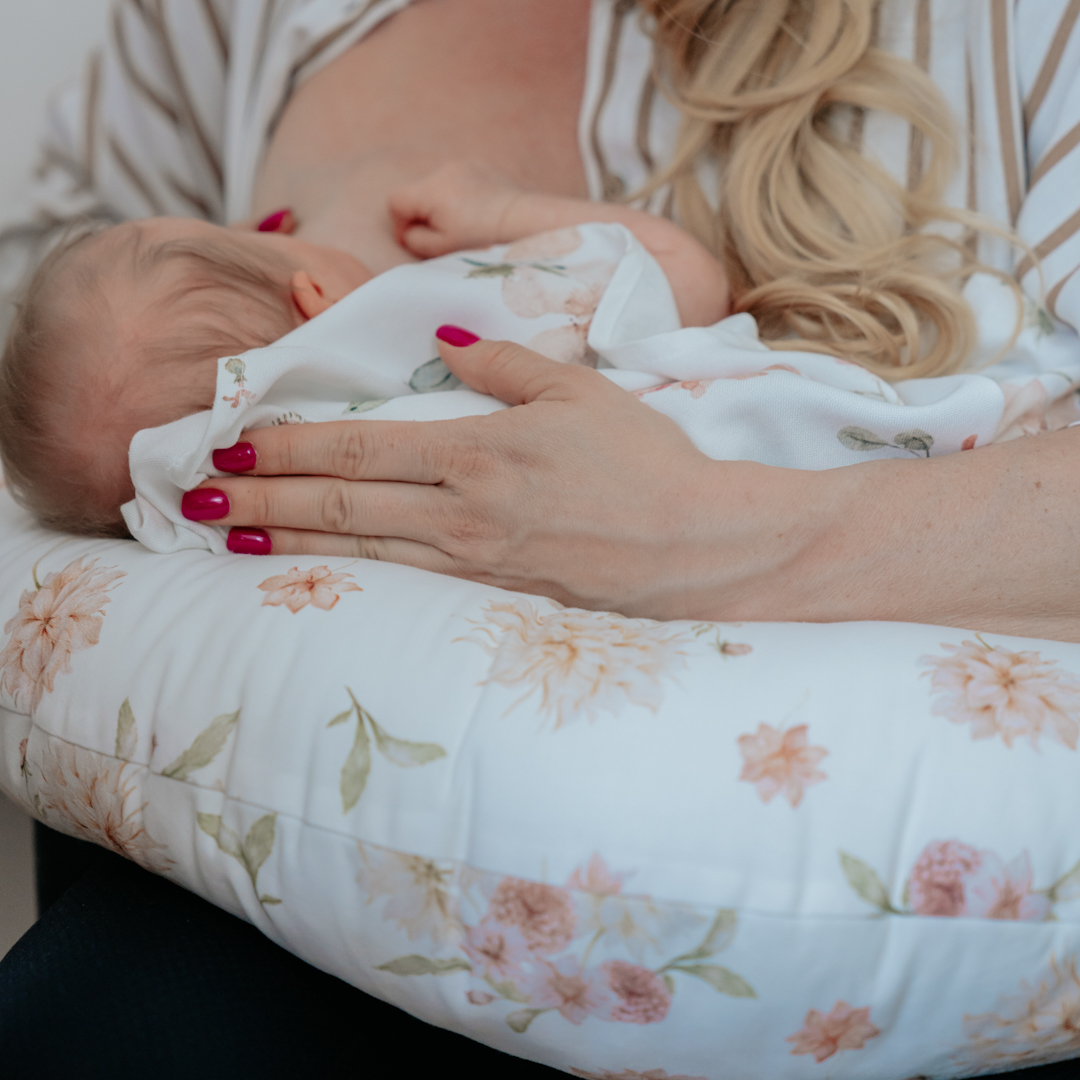 Poduszka do karmienia Zaczarowane Dalie gallery 5