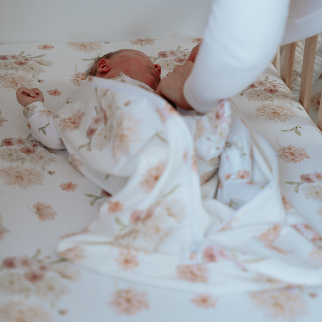 Śpiworek do spania dla niemowlaka 1.0 TOG Zaczarowane Dalie 6-12 M gallery 1