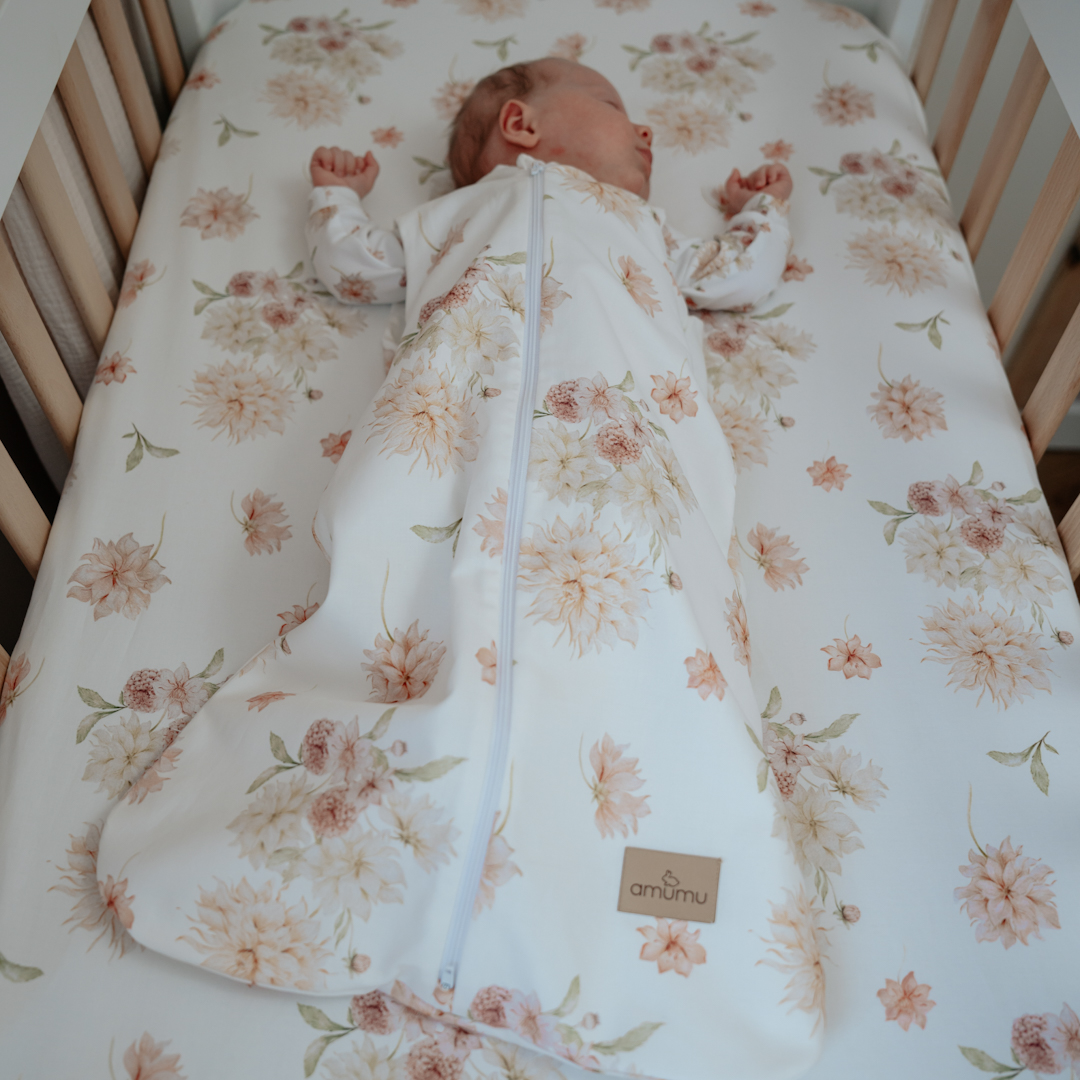 Śpiworek do spania dla niemowlaka 2.5 TOG Zaczarowane Dalie 6-12 M gallery 1