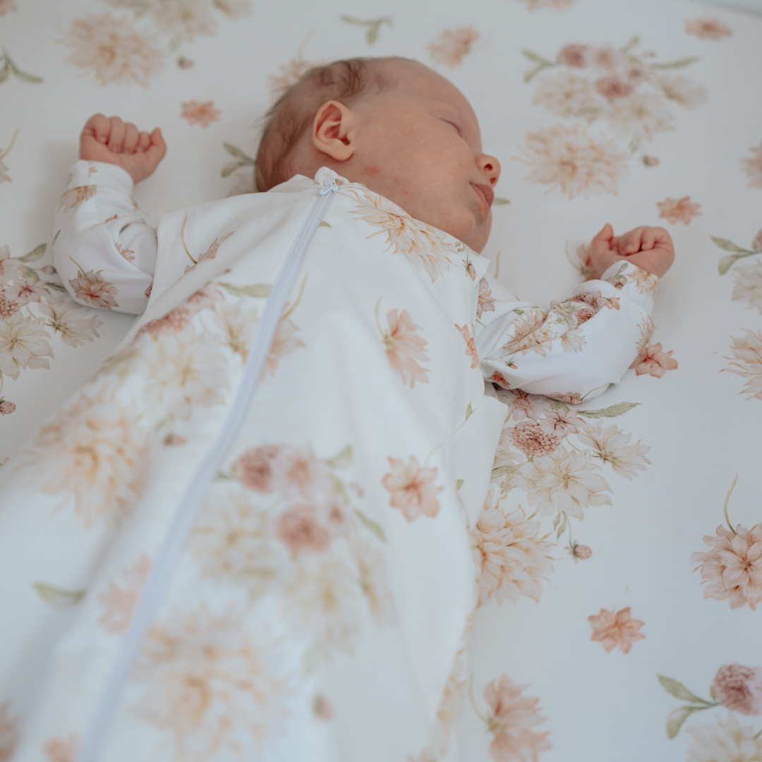 Śpiworek do spania dla niemowlaka 2.5 TOG Zaczarowane Dalie 6-12 M gallery 2