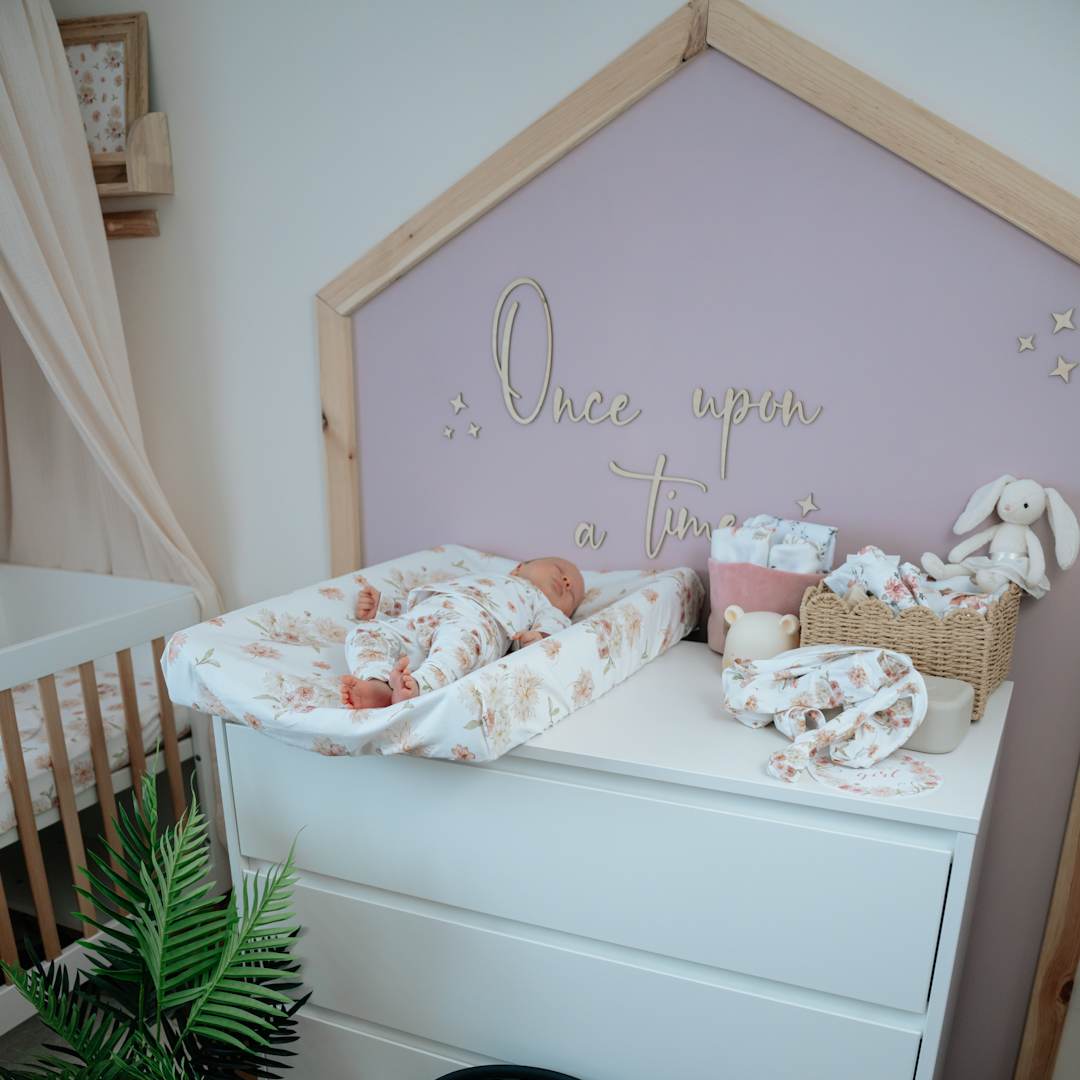 Prześcieradło na przewijak Zaczarowane Dalie gallery 4