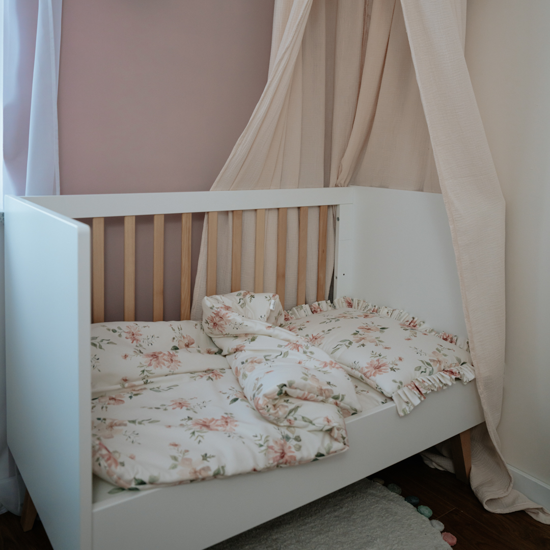 Prześcieradło z gumką do łóżeczka Magiczny Ogród 70x140 cm OUTLET gallery 6