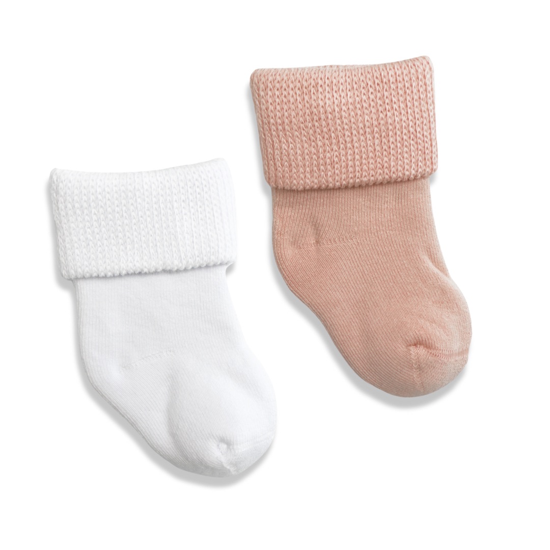 Skarpetki niemowlęce 2-pak róż